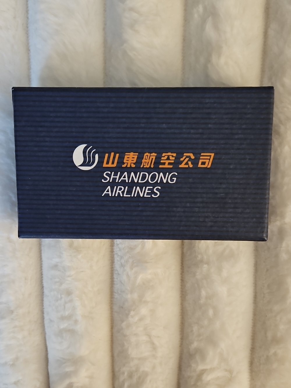 SHANDONG AIRLINES Chinese Boeing Aircraft Keychain Memento VTG/New Unused